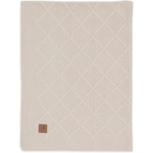 Jollein Ledikantdeken Check Knit Havermout - Ledikantdeken Jollein Ledikantdeken Check Knit Havermout - Ledikantdeken