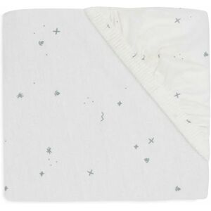Jollein Ledikantsheet - Katoen Wit - Fitted sheet Jollein Ledikantsheet - Katoen Wit - Fitted sheet