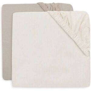 Jollein Bed Sheet - Oatmeal-Sand Jersey Fitted Sheet 60x120cm Jollein Bed Sheet - Oatmeal-Sand Jersey Fitted Sheet 60x120cm