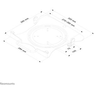 Neomounts by Newstar VESA Laptop Halterung - Silber Neomounts by Newstar VESA Laptop Halterung - Silber