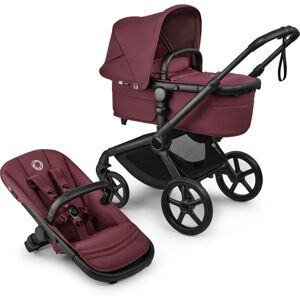 Bugaboo Svart/Djup Körsbär Fox 5 Renew Barnvagn Bugaboo Svart/Djup Körsbär Fox 5 Renew Barnvagn