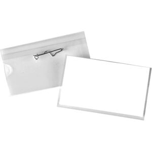 Announce PV00920 - 54x90mm Transparent Name Badge Pack of 50 Announce PV00920 - 54x90mm Transparent Name Badge Pack of 50