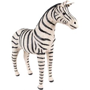 Clayre & Eef - Beeld Zebra 28 cm - Černobílá Clayre & Eef - Beeld Zebra 28 cm - Černobílá