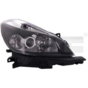 Tyc Renault Clio III/Vasen etuvalo - Musta - H7/H1/H7 - Oikealle ajaminen Tyc Renault Clio III/Vasen etuvalo - Musta - H7/H1/H7 - Oikealle ajaminen
