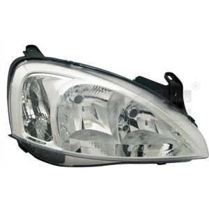 Tyc Faro anteriore H7/h7 - Destro con motore per Opel Corsa C 2000-2009 Tyc Faro anteriore H7/h7 - Destro con motore per Opel Corsa C 2000-2009