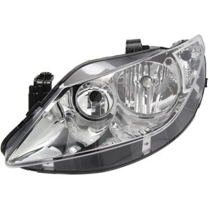 Tyc Koplamp voor Seat Ibiza IV - chroom, H7/H7, rechts verkeer Tyc Koplamp voor Seat Ibiza IV - chroom, H7/H7, rechts verkeer