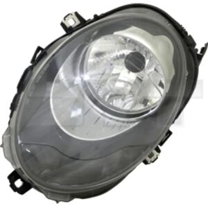 Tyc Mini Cooper Faro Sinistro - H4, Bianco, Per Circolazione a Destra Tyc Mini Cooper Faro Sinistro - H4, Bianco, Per Circolazione a Destra