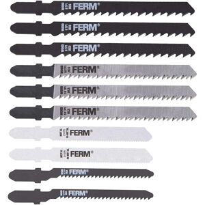 Ferm JSA1004 Zaagbladen Set - 10 st. Ferm JSA1004 Zaagbladen Set - 10 st.