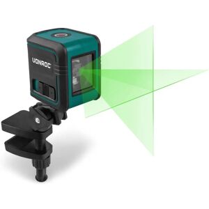 Nivel láser VONROC - Línea cruzada autonivelante - 18m - Verde Nivel láser VONROC - Línea cruzada autonivelante - 18m - Verde