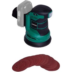 Lijadora orbital - VPower 20V - Ø125mm - Bolsa de polvo y 12 papeles de lija - Vonroc Lijadora orbital - VPower 20V - Ø125mm - Bolsa de polvo y 12 papeles de lija - Vonroc