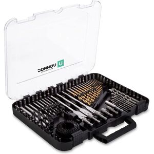 Juego de accesorios para taladro Vonroc - 100 piezas, compacto y versátil Juego de accesorios para taladro Vonroc - 100 piezas, compacto y versátil