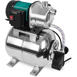 Pompe hydrofor VONROC en acier inoxydable avec pressostat - 1000W 3500L/h - réservoir 19L - Publicité Pompe hydrofor VONROC en acier inoxydable avec pressostat - 1000W 3500L/h - réservoir 19L - Publicité