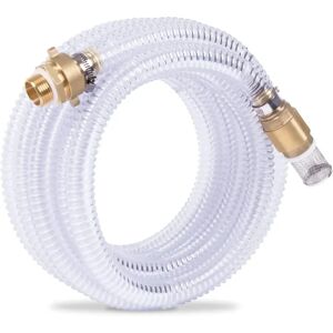 Manguera de aspiración en espiral Vonroc 7m - Válvula de pie de latón y acoplamiento rápido Manguera de aspiración en espiral Vonroc 7m - Válvula de pie de latón y acoplamiento rápido