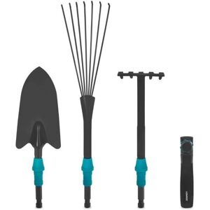Vonroc Gartengeräte 3-in-1 V-Fix - Rechen, Schaufel & Handrechen Vonroc Gartengeräte 3-in-1 V-Fix - Rechen, Schaufel & Handrechen