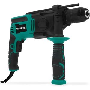 VONROC Taladro de Impacto 1100W - 2 Velocidades - Empuñadura Lateral - Parada de Profundidad - Ligero VONROC Taladro de Impacto 1100W - 2 Velocidades - Empuñadura Lateral - Parada de Profundidad - Ligero