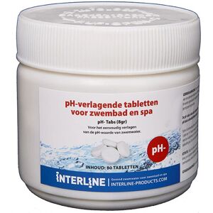 Interline Waterbehandeling Chemisch - pH-minus Tabletten 80 stuks Interline Waterbehandeling Chemisch - pH-minus Tabletten 80 stuks