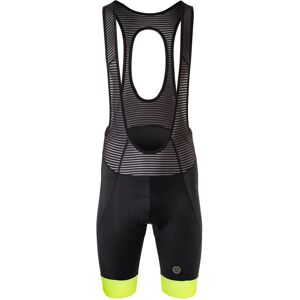 AGU Cycling Bib Tights - Power Lycra, Red 120, Yellow - Cycling Bibs AGU Cycling Bib Tights - Power Lycra, Red 120, Yellow - Cycling Bibs