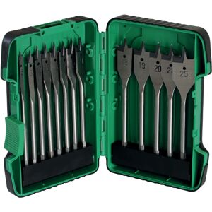 Set di 13 Punte Piane HiKOKI - Per Tutti i Tipi di Legno Set di 13 Punte Piane HiKOKI - Per Tutti i Tipi di Legno
