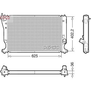 DENSO DRM50132 - Moottorin jäähdytysradiattori DENSO DRM50132 - Moottorin jäähdytysradiattori