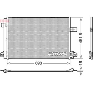 Condensatore DENSO DCN32028 con Essiccatore - Climatizzazione Condensatore DENSO DCN32028 con Essiccatore - Climatizzazione