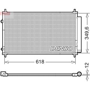 DENSO DCN50117 Condensatore - Con dehydrator per Toyota Yaris III 3/5 porte DENSO DCN50117 Condensatore - Con dehydrator per Toyota Yaris III 3/5 porte