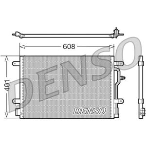 DENSO DCN02011 Condensatore - Senza essiccatore - 608x401x16 - R134a DENSO DCN02011 Condensatore - Senza essiccatore - 608x401x16 - R134a