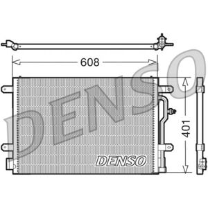 DENSO ilmastointikondensaattori - 608x401x16 - Ilman kuivaajaa - R134a DENSO ilmastointikondensaattori - 608x401x16 - Ilman kuivaajaa - R134a