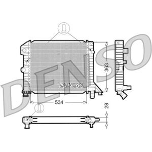 DENSO DRM33021 Radiador - Aluminio, 4140g, Marco de Plástico DENSO DRM33021 Radiador - Aluminio, 4140g, Marco de Plástico