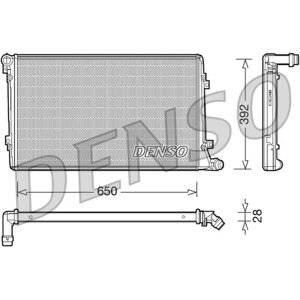 DENSO DRM32019 - Radiatore per VW Golf 5 & Audi A3 DENSO DRM32019 - Radiatore per VW Golf 5 & Audi A3