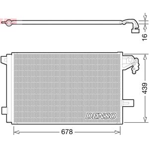 DENSO DCN32063 - Condensatore per clima con essiccatore DENSO DCN32063 - Condensatore per clima con essiccatore