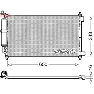 DENSO DCN46020 Condensatore Nissan - Asciugatore, R134a DENSO DCN46020 Condensatore Nissan - Asciugatore, R134a