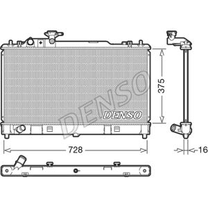 DENSO DRM44033 Radiatore - Raffreddamento del Motore - Mazda 6, Berlina, Wagon DENSO DRM44033 Radiatore - Raffreddamento del Motore - Mazda 6, Berlina, Wagon