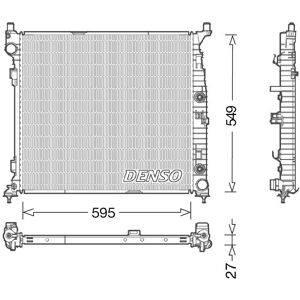 DENSO DRM17055 - Moottorin jäähdytin DENSO DRM17055 - Moottorin jäähdytin