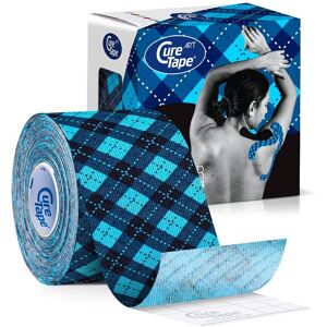 Curetape Art Kinesiology Tape Tartan Niebieski - Kinesiology Tape Curetape Art Kinesiology Tape Tartan Niebieski - Kinesiology Tape