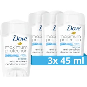 Dove 48h Maximum Protection Original Clean Antiperspirant Cream Stick - 6 Pk 45ml Dove 48h Maximum Protection Original Clean Antiperspirant Cream Stick - 6 Pk 45ml