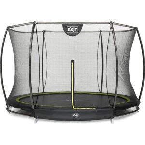 EXIT Silhouette Bodentrampolin - schwarz - Sicherheitsnetz - 305cm EXIT Silhouette Bodentrampolin - schwarz - Sicherheitsnetz - 305cm