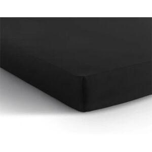 Dreamhouse Zwart Jersey Hoeslaken - 140x200cm - Laken Dreamhouse Zwart Jersey Hoeslaken - 140x200cm - Laken