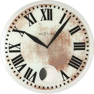 NeXtime 8162 Relógio de Parede - Números Romanos - 43cm - Branco NeXtime 8162 Relógio de Parede - Números Romanos - 43cm - Branco