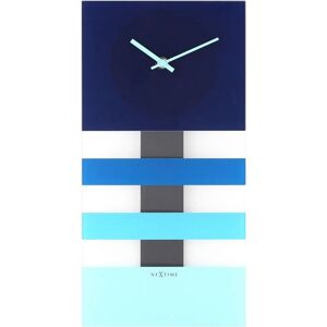 Nextime Blaue Wanduhr 38x19cm - Wanduhr Nextime Blaue Wanduhr 38x19cm - Wanduhr