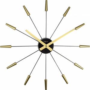 Orologio a Parete NeXtime 2610GO Oro - Quarzo, Silenzioso, 58cm Orologio a Parete NeXtime 2610GO Oro - Quarzo, Silenzioso, 58cm