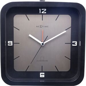 Nextime 5221ZW Wooden Square Alarm - Table Clock Nextime 5221ZW Wooden Square Alarm - Table Clock