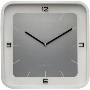 Nextime 3518WI Square White Wall Clock - Wall Clock Nextime 3518WI Square White Wall Clock - Wall Clock