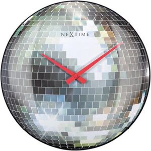 Orologio da parete Disco Ball NeXtime - Argento Orologio da parete Disco Ball NeXtime - Argento