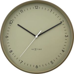 NeXtime 3543KI Wall/Clock - Khaki - Modern Design NeXtime 3543KI Wall/Clock - Khaki - Modern Design