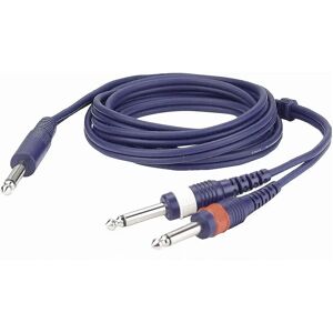 DAP Audio Adapterkabel - 1,5 m - Stereo Jack / 2x Mono Jack DAP Audio Adapterkabel - 1,5 m - Stereo Jack / 2x Mono Jack