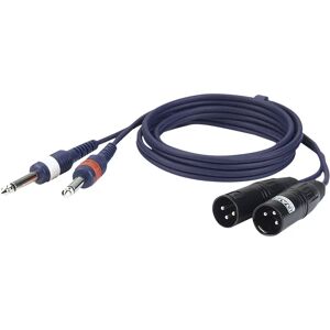 DAP FL44 - 1,5m Mono jack naar XLR mannelijke audioadapter DAP FL44 - 1,5m Mono jack naar XLR mannelijke audioadapter