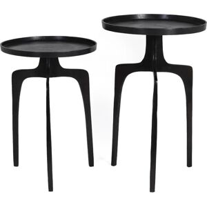 Set de Mesas Auxiliares Light & Living - Bronce Oscuro - 2 piezas Set de Mesas Auxiliares Light & Living - Bronce Oscuro - 2 piezas