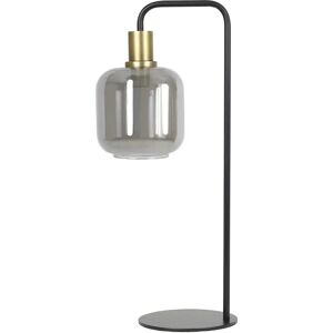 Lámpara de Mesa Light & Living Lekar Bronce Antiguo/Vidrio Ahumado - 27x18x58 cm Lámpara de Mesa Light & Living Lekar Bronce Antiguo/Vidrio Ahumado - 27x18x58 cm