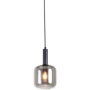 Light&Living LEKAR Lámpara Colgante Negra 21cm Vidrio Ahumado Light&Living LEKAR Lámpara Colgante Negra 21cm Vidrio Ahumado