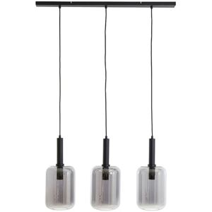 Lámpara Colgante Light&Living Lekar Vidrio Ahumado - Moderna - 100x22x32cm Lámpara Colgante Light&Living Lekar Vidrio Ahumado - Moderna - 100x22x32cm